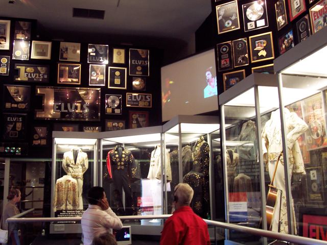 Graceland: costumes and gold records on display