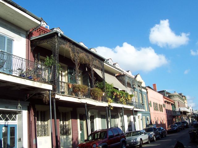 French Quarter balconies, New Orleans